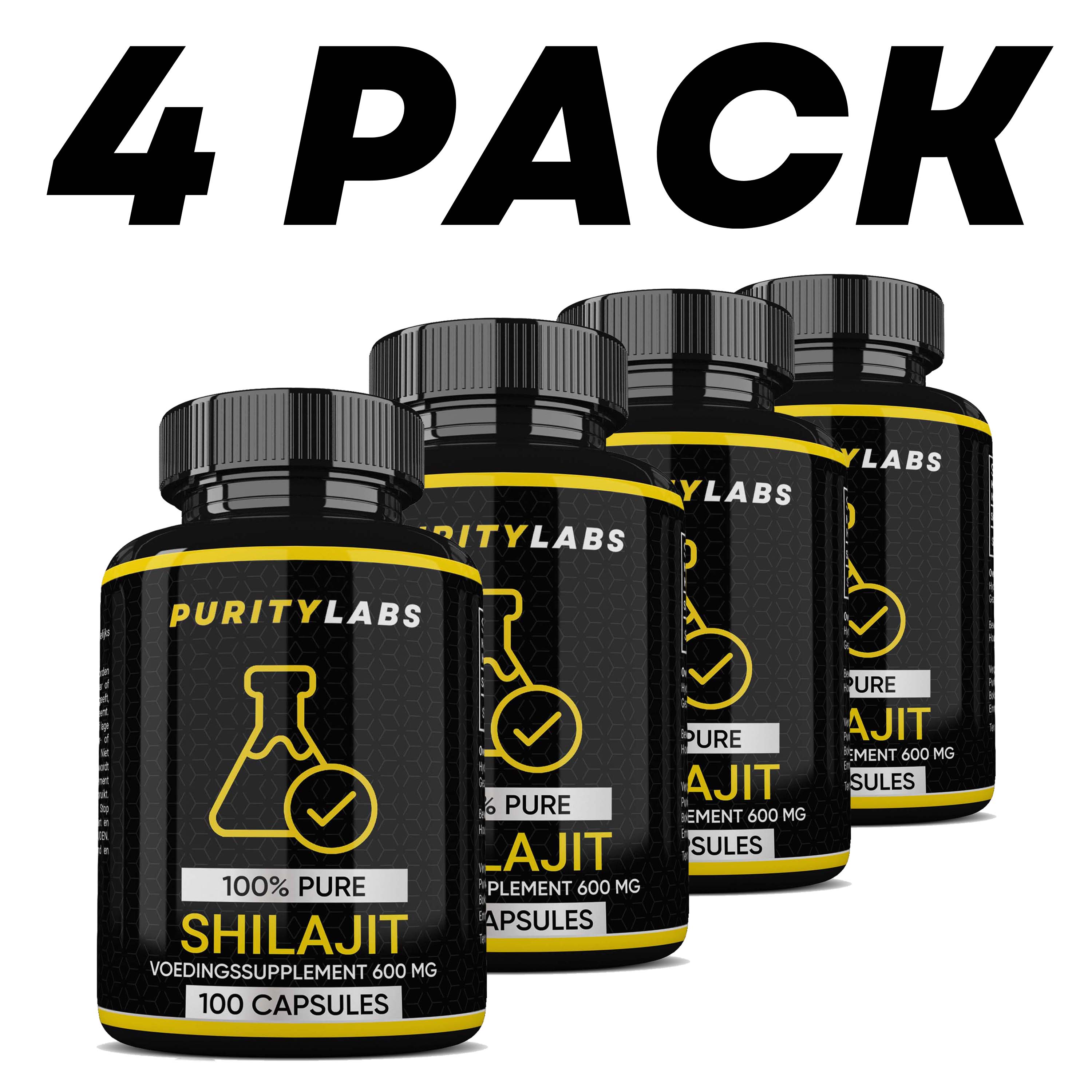 PurityLabs Shilajit - 4 Pak OFERTA