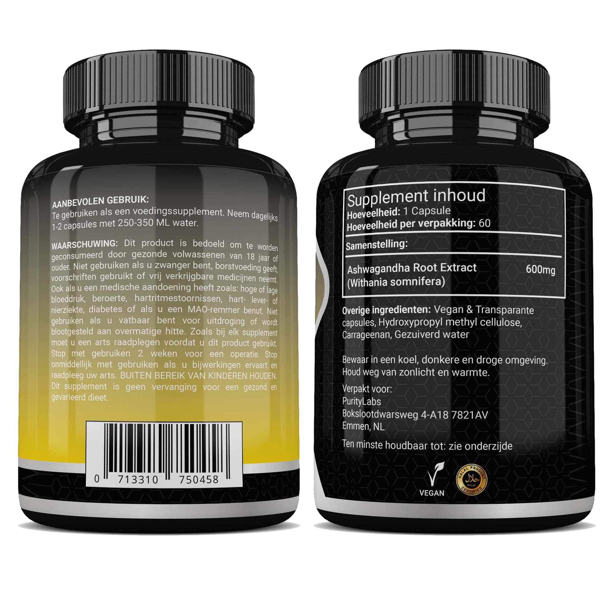 PurityLabs Ashwaganda - 4 Pak