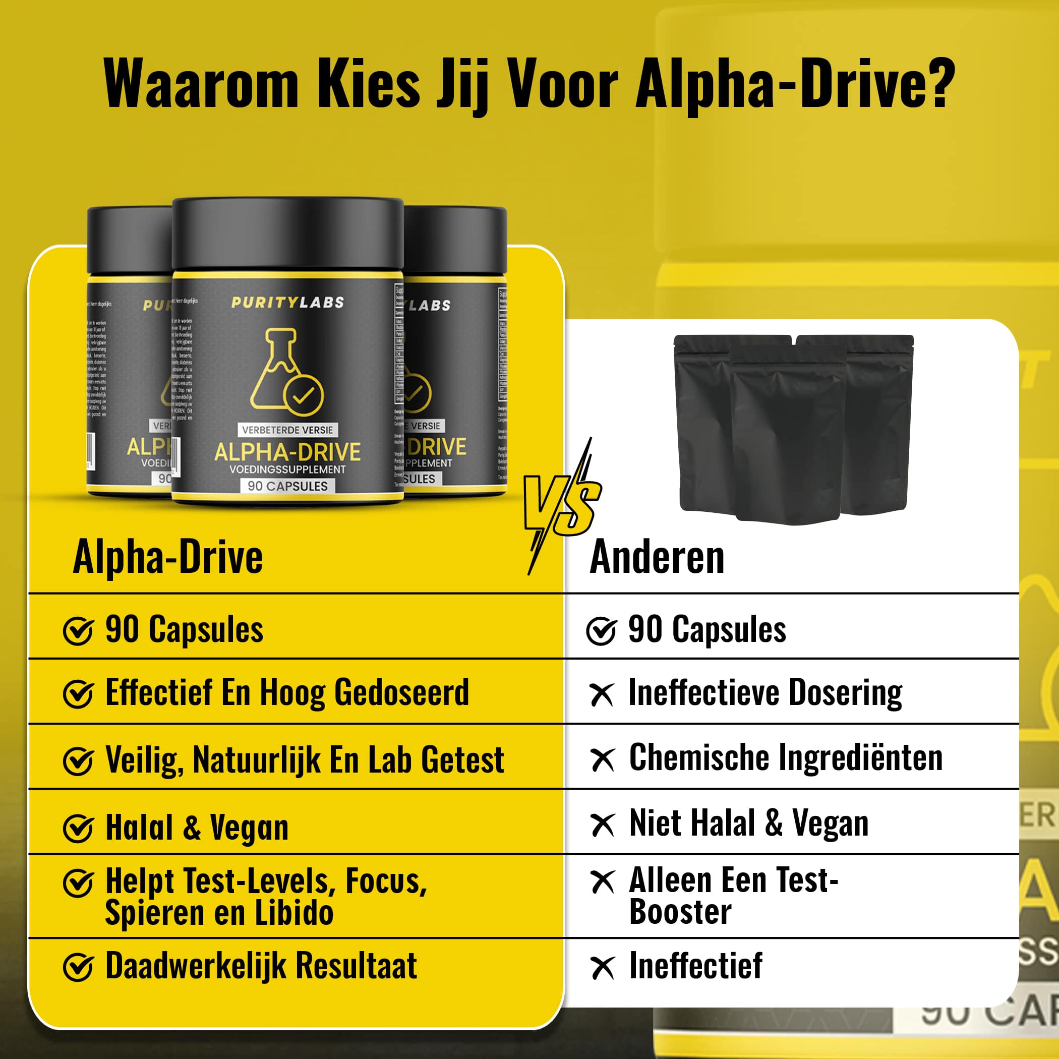 PurityLabs Alpha-Drive - 4 Pak OFERTA