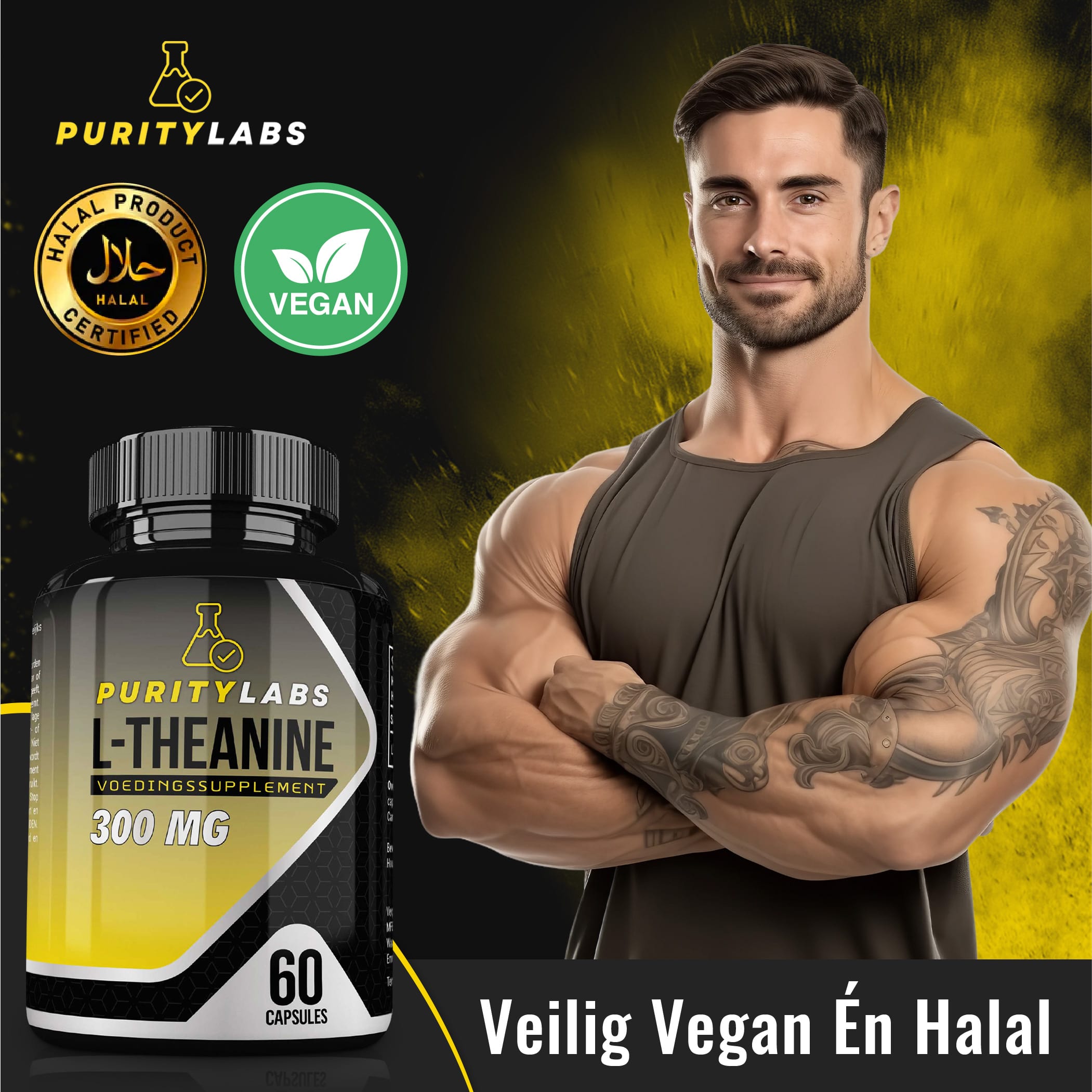 PurityLabs L-teanina - 2 Pak